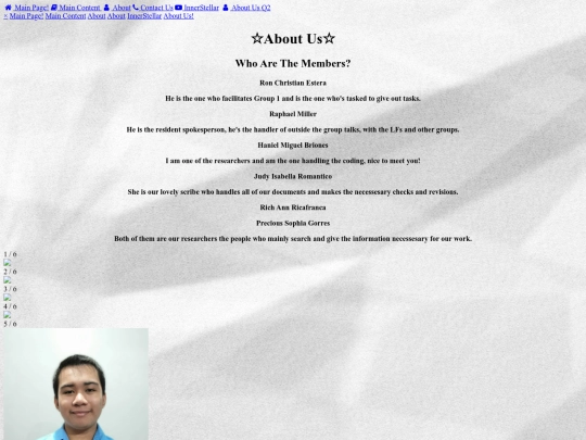 AboutUs screenshot