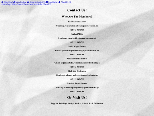 Contact Us screenshot