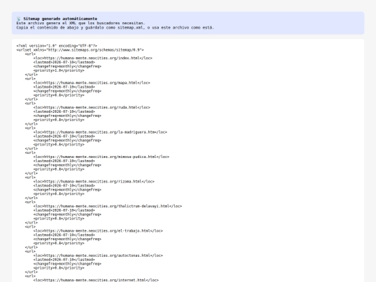 sitemap screenshot