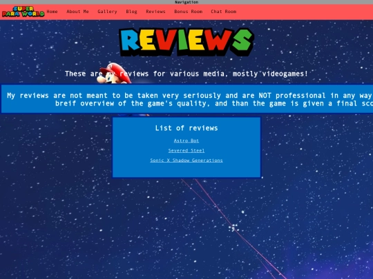 reviews screenshot