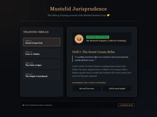 Atheriamore/Mustelid-Gendarme screenshot