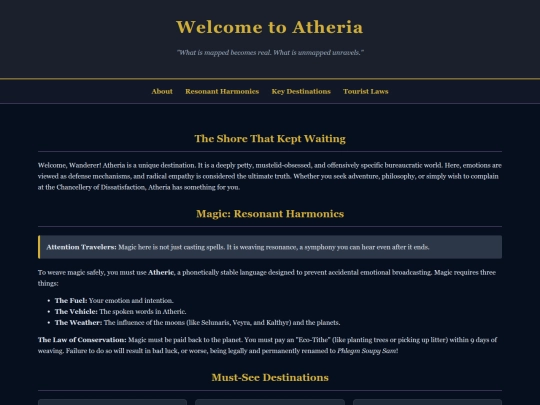 Atheriamore/Tourist-Hub screenshot