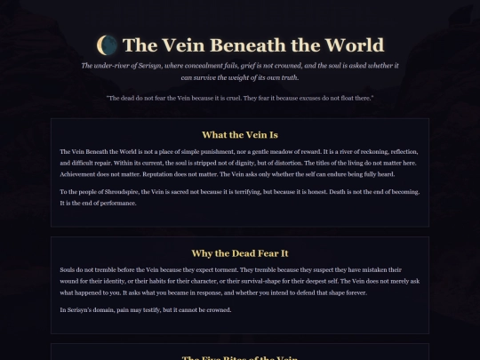 Atherian/Vein-Beneath-Serisyn screenshot