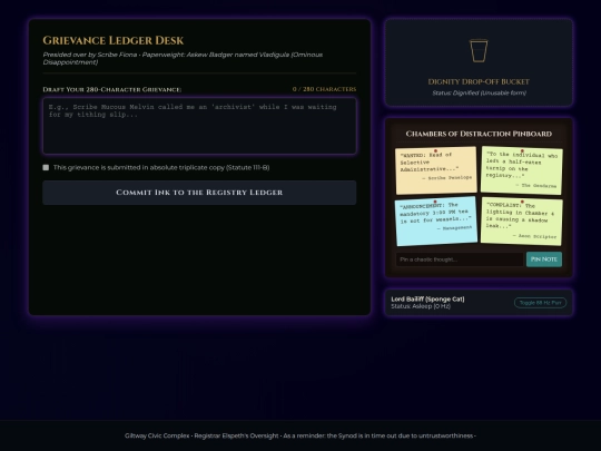 Atherian/regret-complex-board screenshot