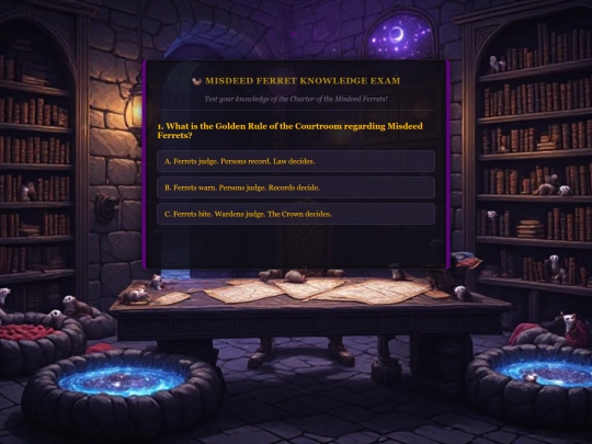 Ferret-Quiz screenshot