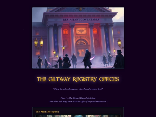 Giltway-Registry screenshot