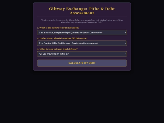 Giltway-tithing screenshot