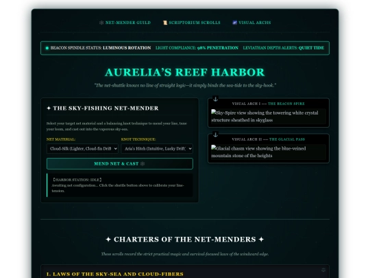 More notion widgets/AURELIAS-REEF screenshot