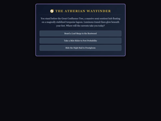 More-widgets/CHOOSE-YOUR-OWN-ADVENTURE screenshot