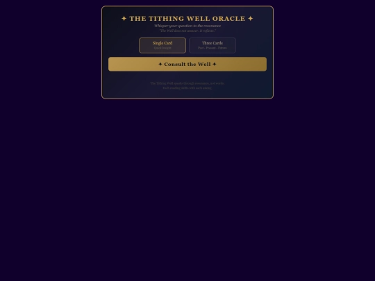 TitheOracle screenshot