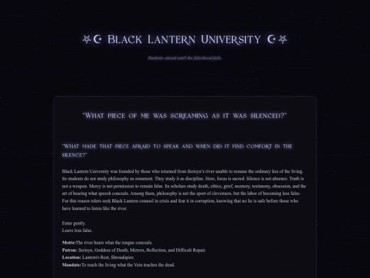Web-Pages/black-lantern screenshot