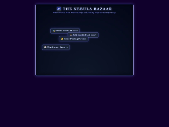 nebula-bazaar screenshot