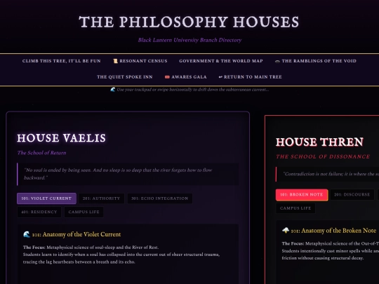 philosophy-houses screenshot