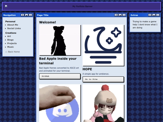 projects screenshot