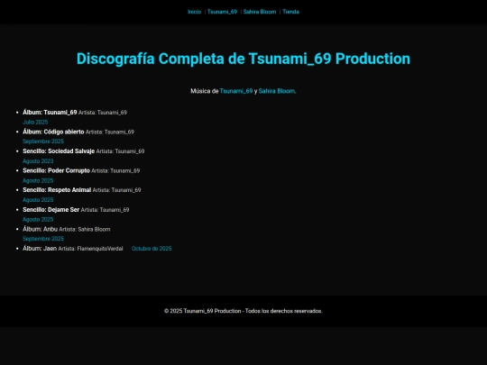 Discografia screenshot