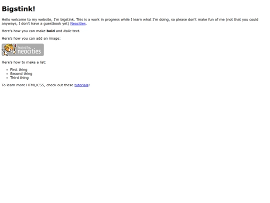 index screenshot