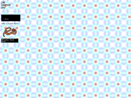 cryptid_zoo/menu_western screenshot