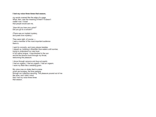 poems/lostvoice screenshot