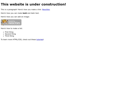 index screenshot