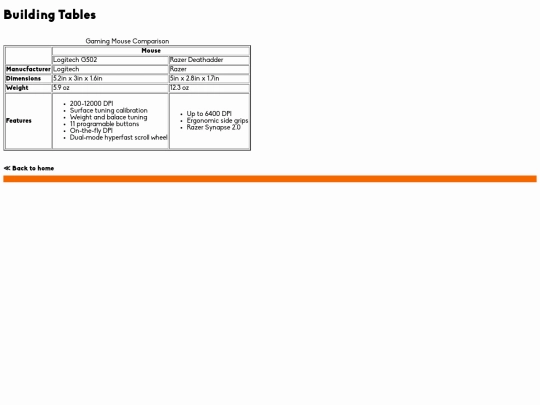Building-Tables screenshot