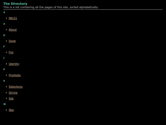 index screenshot