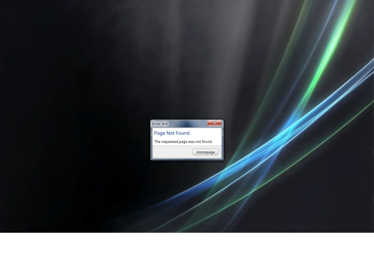 not_found screenshot