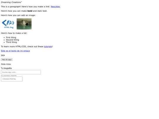 index screenshot
