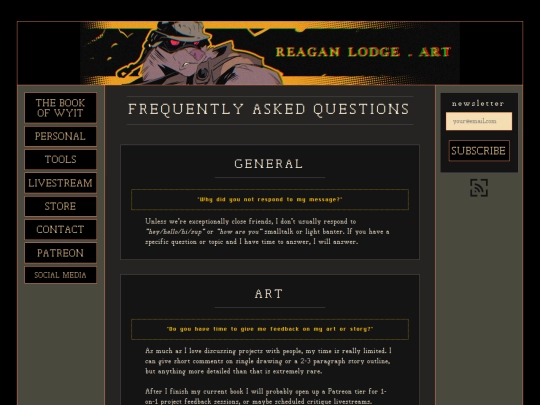 faq screenshot