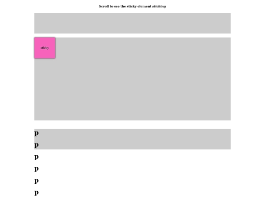 sticky screenshot