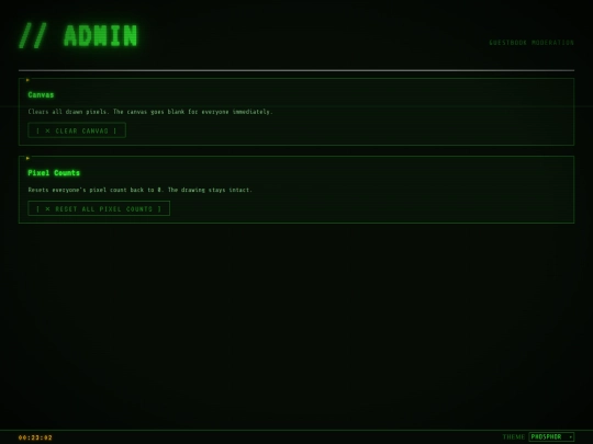 admin-guestbook screenshot