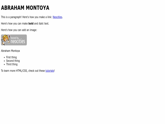 index screenshot