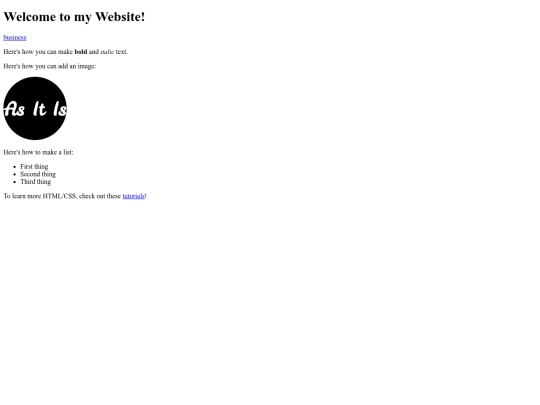 index screenshot