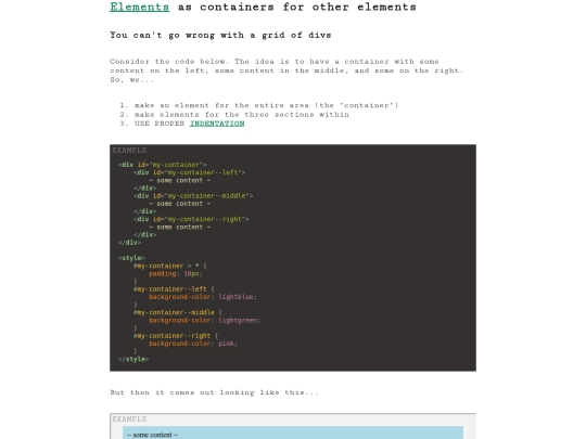 html/layouts screenshot
