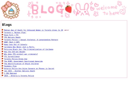 blog screenshot