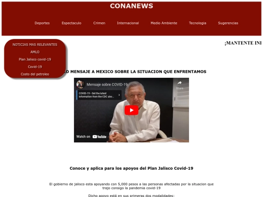 CONANEWS screenshot