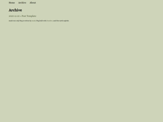 blog/archive screenshot