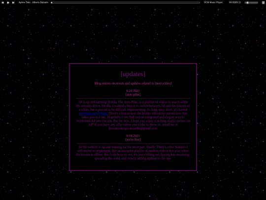 updates screenshot