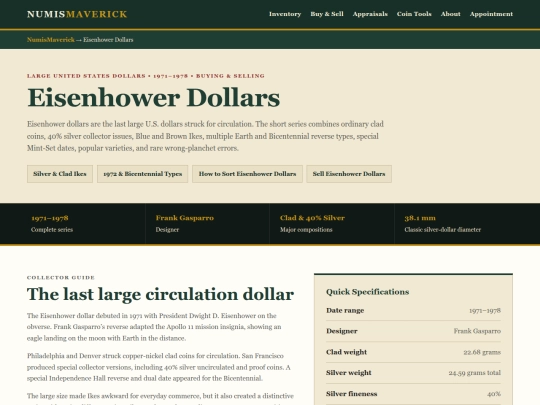 eisenhower-dollars screenshot