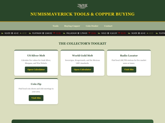 links screenshot