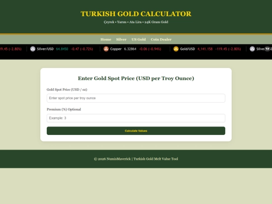 turkey-gold screenshot