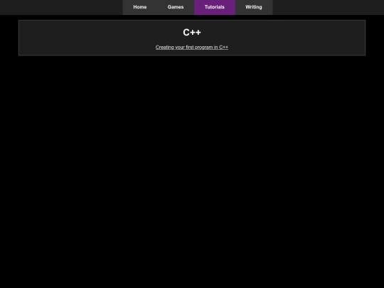 tutorials screenshot