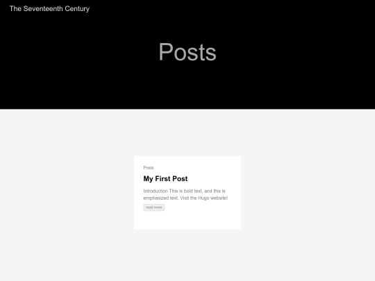 posts screenshot
