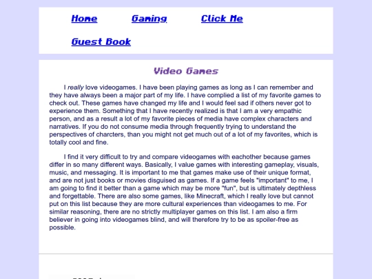 recommendations screenshot