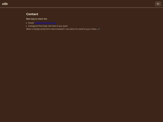 contact screenshot