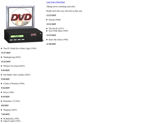 film-diary-2025 screenshot