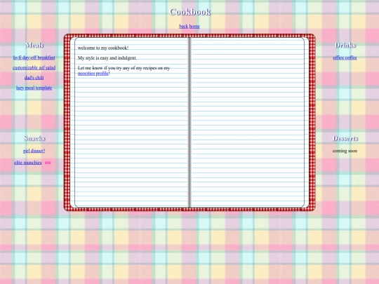 recipes/cookbook-landing screenshot