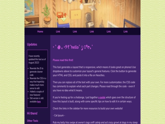 index screenshot