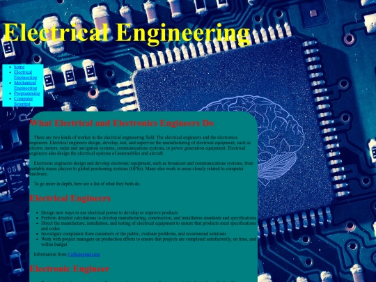 electrical screenshot