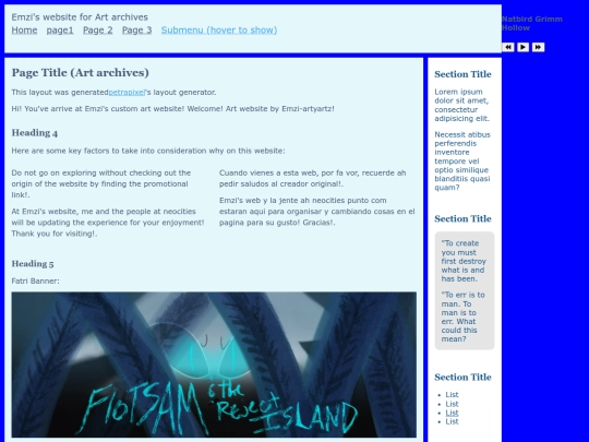 index screenshot