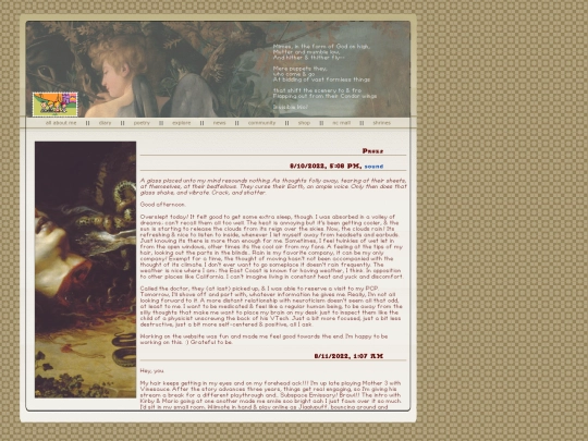 diary screenshot